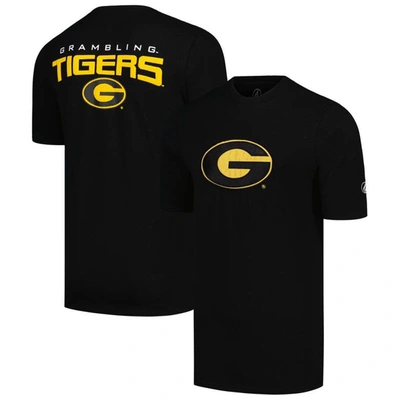 Fisll Black Grambling Tigers Applique T-shirt
