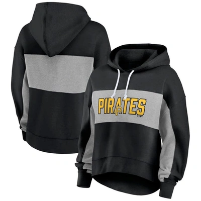 Fanatics Branded Black Pittsburgh Pirates Filled Stat Sheet Pullover Hoodie