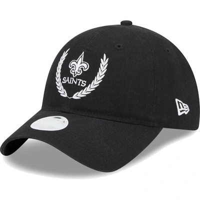 New Era Black New Orleans Saints Leaves 9twenty Adjustable Hat