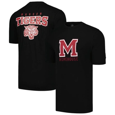 Fisll Black Morehouse Maroon Tigers Applique T-shirt