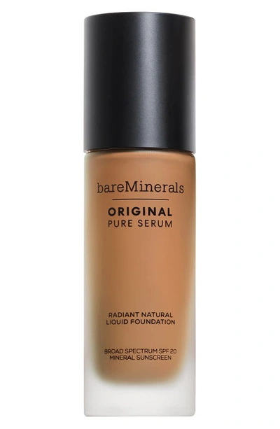 Bareminerals Original Pure Serum Radiant Natural Liquid Foundation Mineral Spf 20 In Medium Deep Warm 4