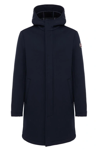 Colmar Thick Coat In Navy Blue