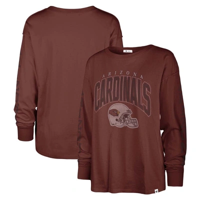 47 Brand '47 Cardinal Arizona Cardinals Tom Cat Lightweight Long Sleeve T-shirt