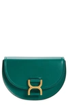 Chloé Small Marcie Saddle Bag In Emerald 3l8