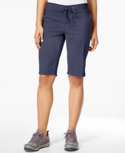 Columbia Anytime Outdoor Long Shorts In Nocturnal