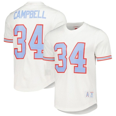 Mitchell & Ness Earl Campbell White Houston Oilers Gridiron Classics Retired Player Name & Number Me