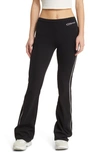Iets Frans Piped Flare Leg Yoga Pants In Black