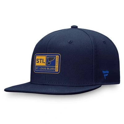 Fanatics Branded  Navy St. Louis Blues Authentic Pro Training Camp Snapback Hat