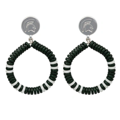 Emerson Street Michigan State Spartans Raya Earrings In Silver