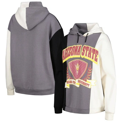 Gameday Couture Black Arizona State Sun Devils Hall Of Fame Colorblock Pullover Hoodie