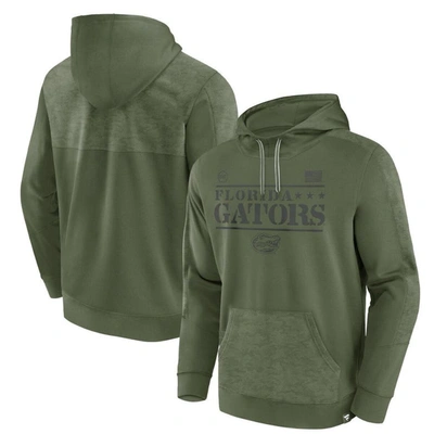 Fanatics Branded Olive Florida Gators Oht Military Appreciation Stencil Pullover Hoodie