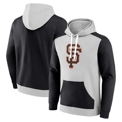 Fanatics Branded Gray/black San Francisco Giants Arctic Pullover Hoodie In Gray,black