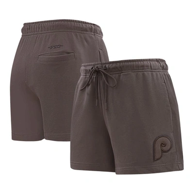 Pro Standard Brown Philadelphia Phillies Neutral Fleece Shorts