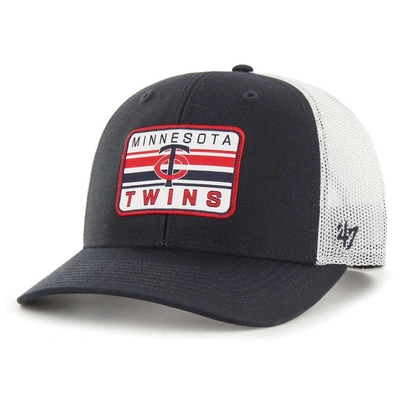 47 ' Navy Minnesota Twins Drifter Trucker Adjustable Hat