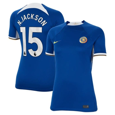 Nike Nicolas Jackson Chelsea 2023/24 Stadium Home  Women's Dri-fit Soccer Jersey In Blue