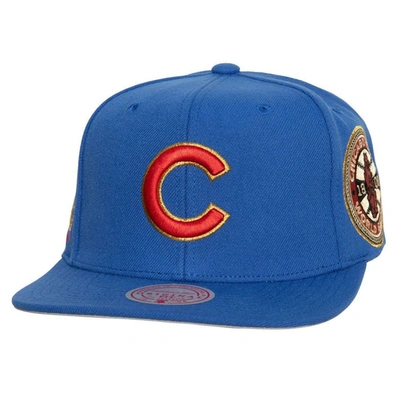 Mitchell & Ness Men's  Royal Chicago Cubs Champ'd Up Snapback Hat