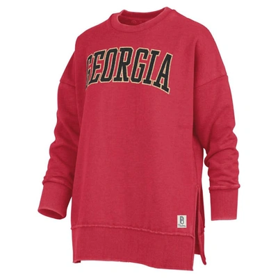 Pressbox Red Georgia Bulldogs Stone Gala Oversized T-shirt