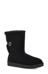 Koolaburra By Ugg Nalie Faux Fur Lined Short Boot In Black