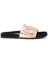 Stella Mccartney Star Slide Sandal In Pink