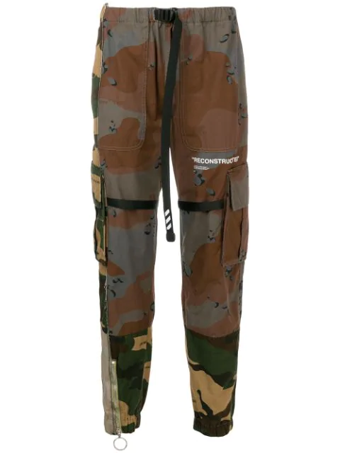off white camo pants