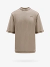 Ami Alexandre Mattiussi T-shirt In Beige