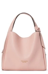 Kate Spade Knott Medium Leather Tote In Coral Gable