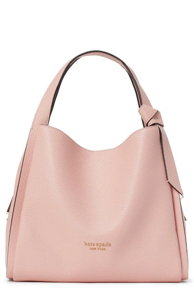 Kate Spade Knott Medium Leather Tote In Coral Gable