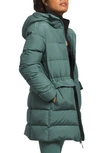 The North Face Gotham 550 Fill Power Down Hooded Parka In Dark Sage