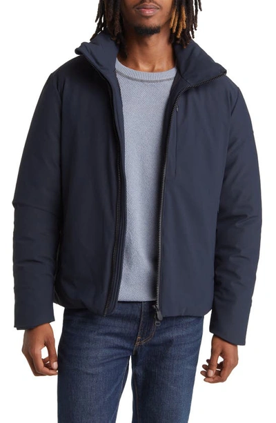 Save The Duck Eurotium Water Repellent Jacket In Blue Black