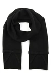 Kate Spade Bow Wool Scarf In Black