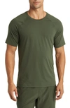 Rhone Reign Athletic Short Sleeve T-shirt In Duffel Bag Green