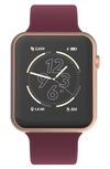 I Touch Itouch Air 4 Jillian Michaels Edition Smartwatch, 45mm X 22mm In Burgundy