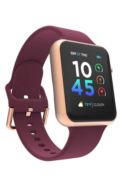 I Touch Itouch Air 4 Smartwatch, 44mm In Burgundy