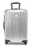 Tumi V4 Collection 22-inch Carry-on Expandable Spinner Packing Case In Silver