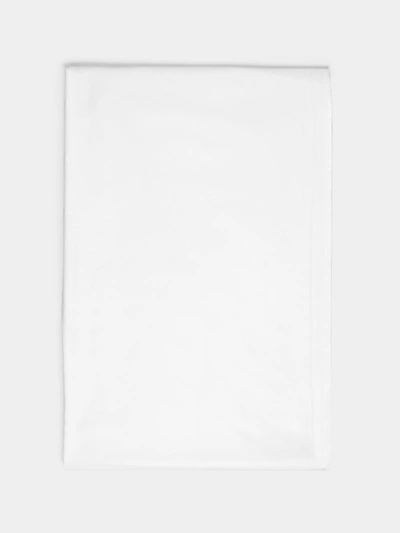 Loretta Caponi Cotton King-size Bottom Sheet In White