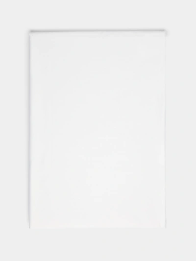 Loretta Caponi Dots Cotton King-size Bottom Sheet In White
