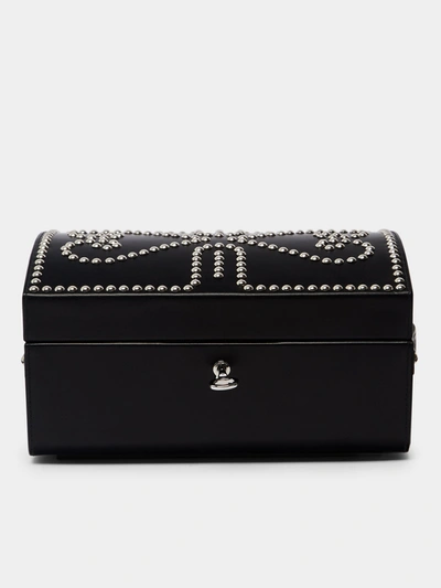 Connolly Nomadic Studded Leather Jewellery Box In Black