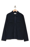 Original Penguin Cotton Twill Jacket In Dark Sapphire