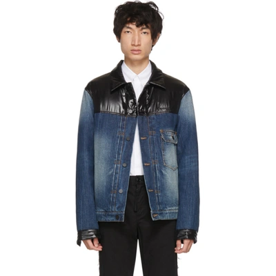 Moncler Genius 7 Fragment Hiroshi Fujiwara Shady Denim Jacket In 724 |  ModeSens