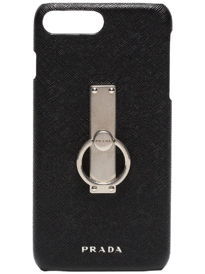 Prada Black Keyring Iphone 8 Plus Case