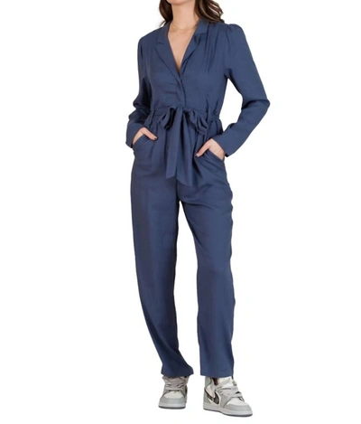 Lucca Liverpool Jumpsuit In Navy In Blue