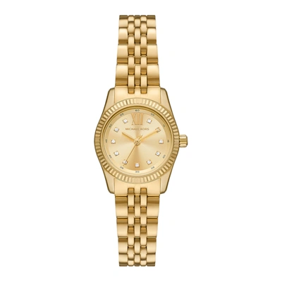 Michael Kors Women's Lexington Gold Dial Watch