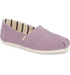 Toms Alpargata Slip-on In Dusk Heritage Canvas