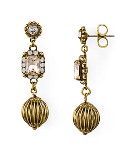 Sorrelli Cluster & Sphere Linear Drop Earrings In Multi/gold