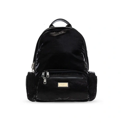 Dolce & Gabbana Embossed Logo Backpack