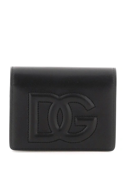 Dolce & Gabbana Multi-compartment Leather Wallet In Black