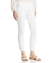 Kenneth Cole Seamed Skinny Ankle Pants In White