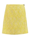 Carven Mini Skirts In Yellow