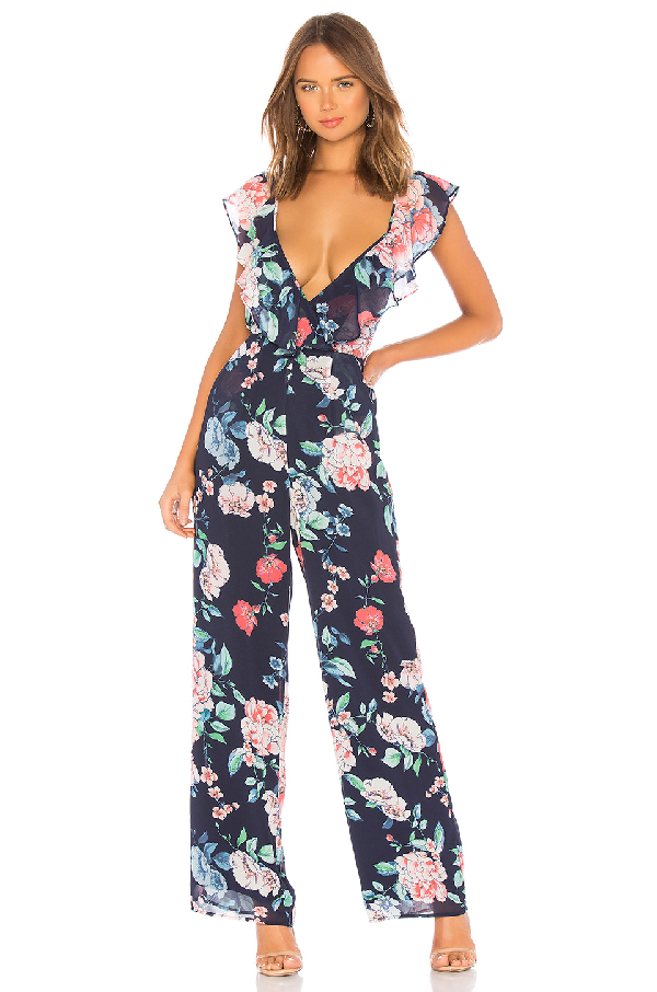 yumi navy jumpsuit