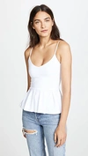 Susana Monaco Flare Hem Tank 6 In Sugar